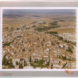 Vista aérea parcial de Cáceres