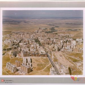 Vista aérea parcial de Cáceres