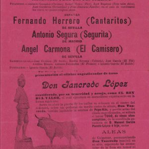 Cartel de Toros Cáceres 1901