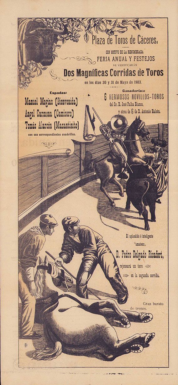 Cartel de Toros de la Feria de 1903