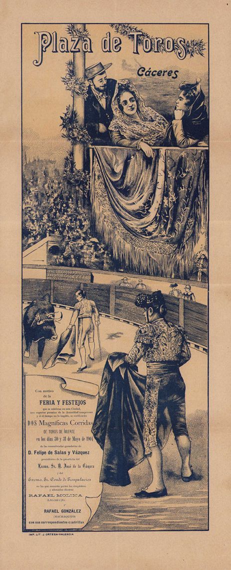 Cartel de Toros de la Feria de 1904