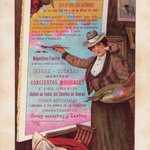 Cartel de Toros Cáceres 1905