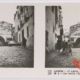 Fotografía estereoscópica Una calle típica de Cáceres