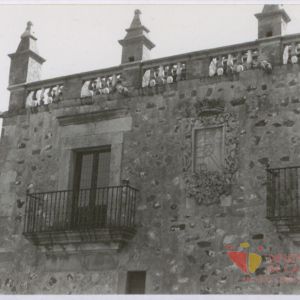 Detalle de la Casa de las Veletas de Cáceres