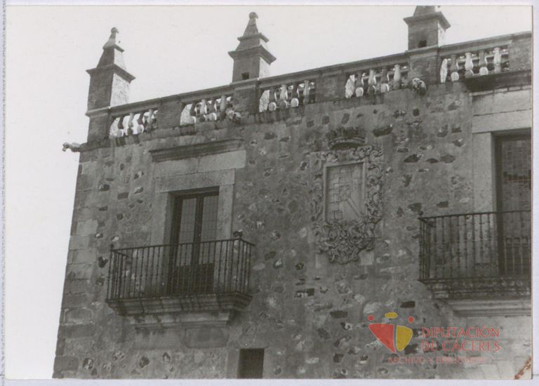 Detalle de la Casa de las Veletas de Cáceres