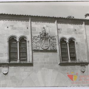 Detalle del exterior de Palacio de Mayoralgo