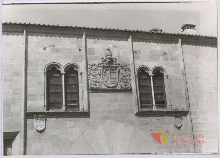Detalle del exterior de Palacio de Mayoralgo