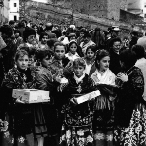 Esperando la llegada a Cáceres de su patrona, La Virgen de La Montaña