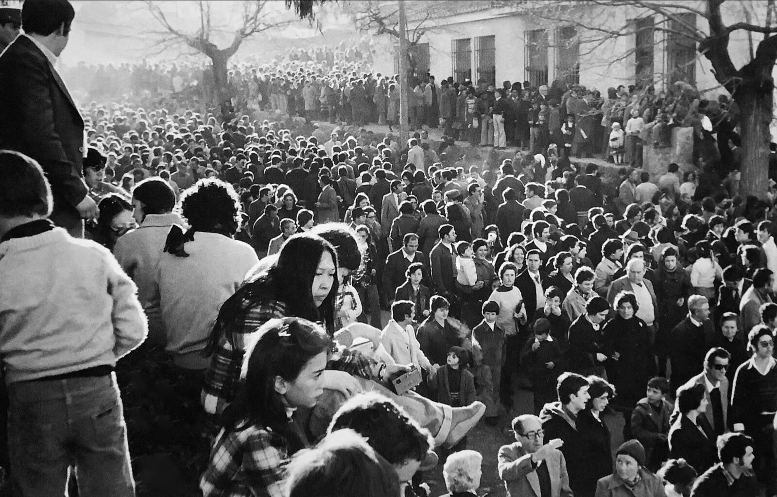Multitud en la romería de San Blas