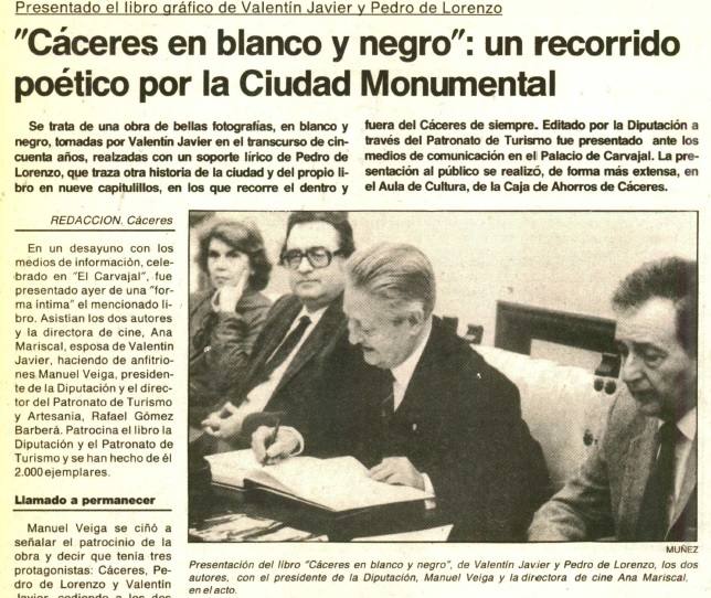Cáceres en blanco y negro