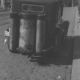 Coche de Cáceres con gasógeno en 1941