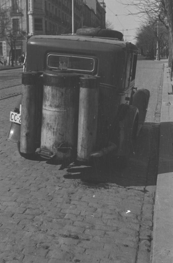 Coche de Cáceres con gasógeno