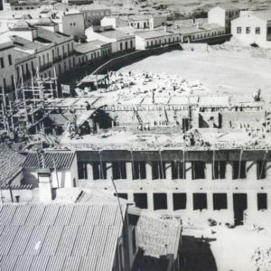 Construcción del edificio de la Escuela de Maestría