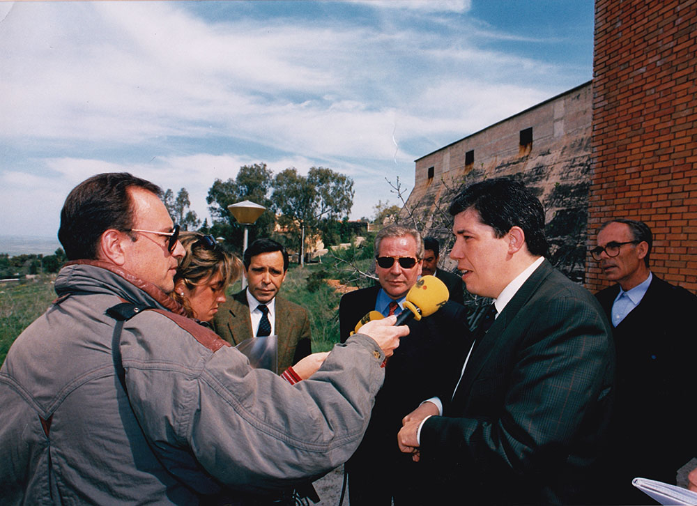 Depósito de abastecimiento agua de Cáceres