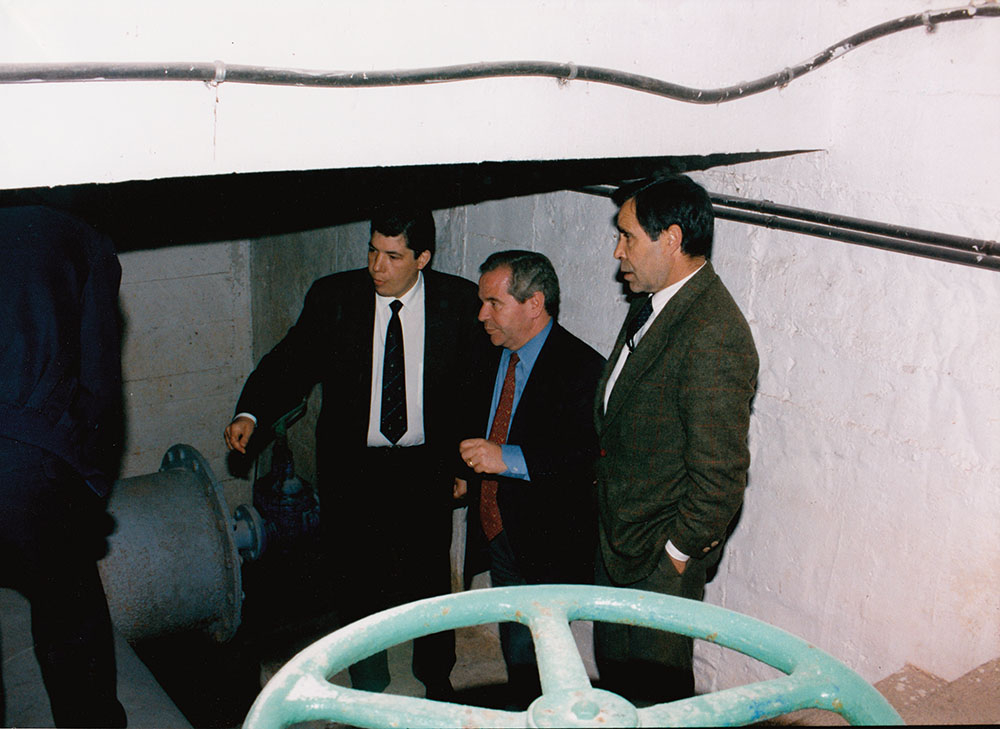 Depósito de abastecimiento agua de Cáceres