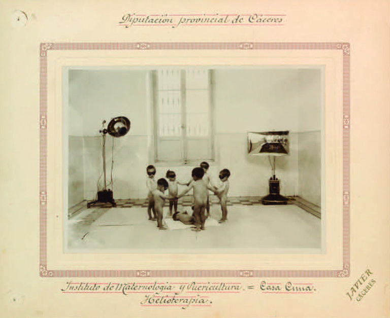 Casa Cuna. Helioterapia. Instituto de Maternología y Puericultura