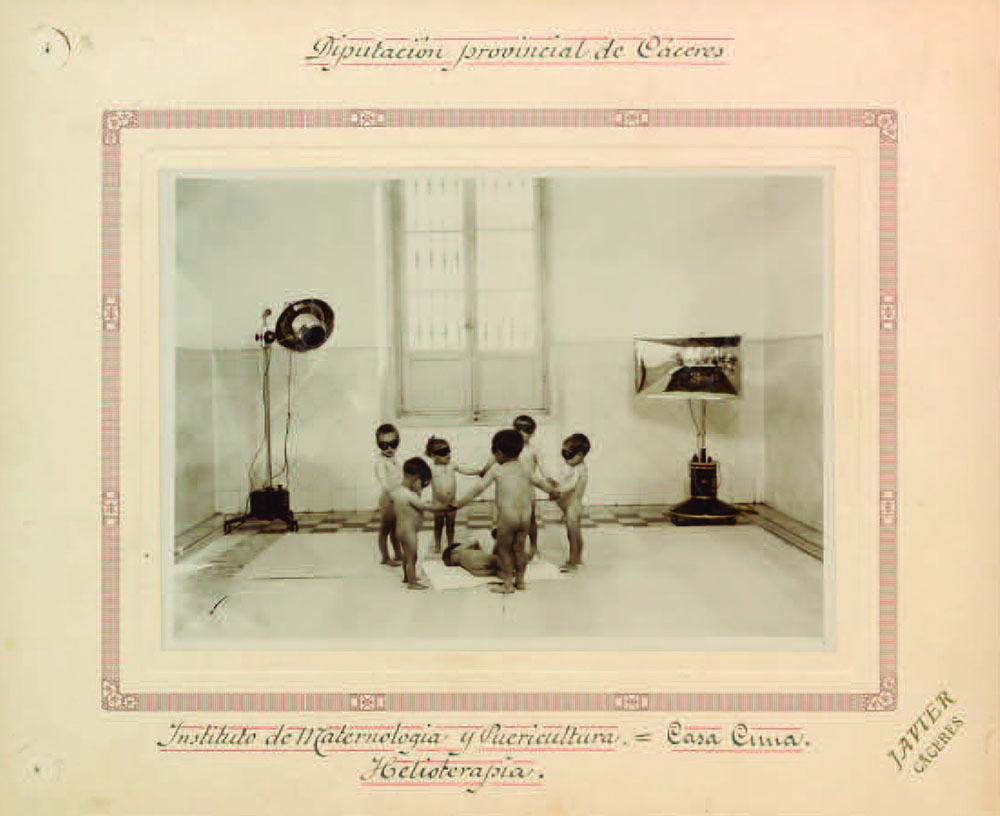 Casa Cuna. Helioterapia.