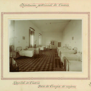 Sala de Cirugía de Mujeres. Hospital de Cáceres