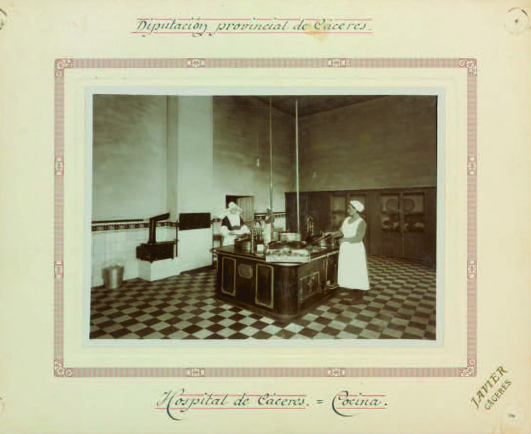 Cocina. Hospital de Cáceres