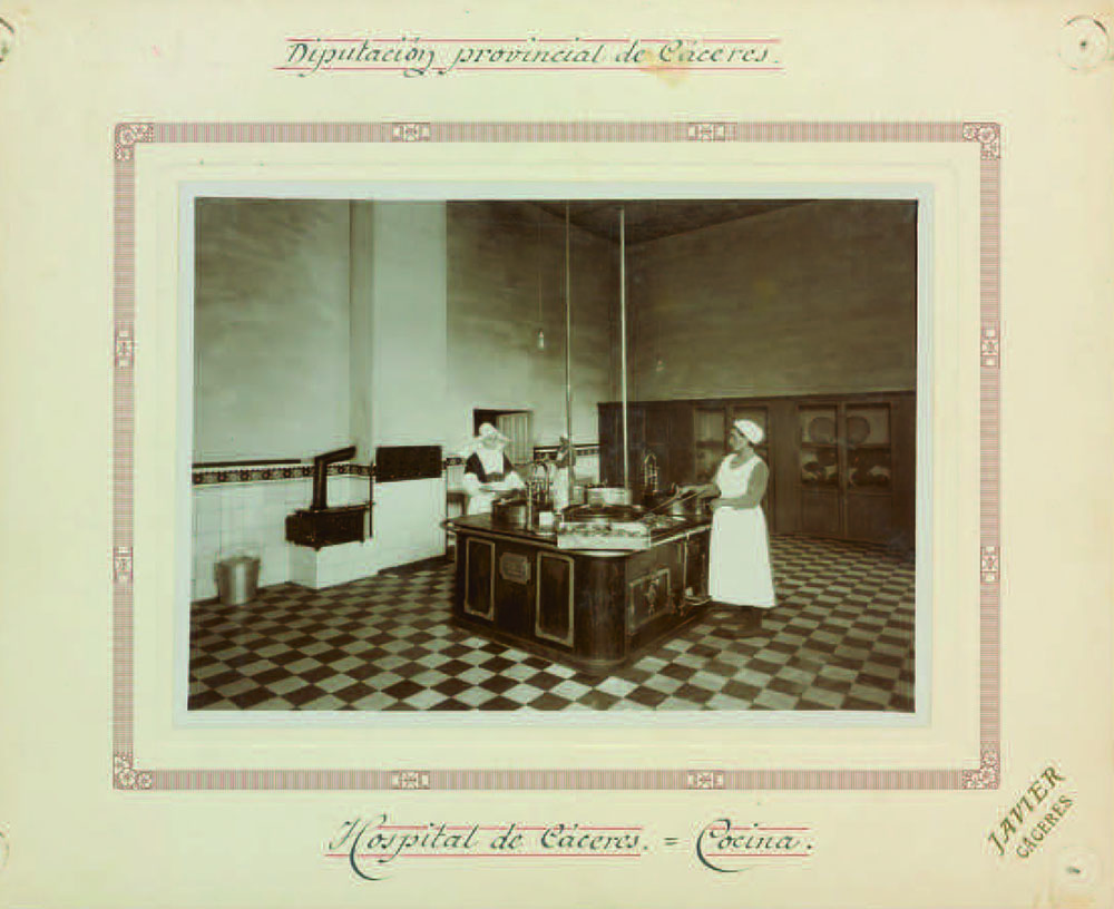 Cocina. Hospital de Cáceres