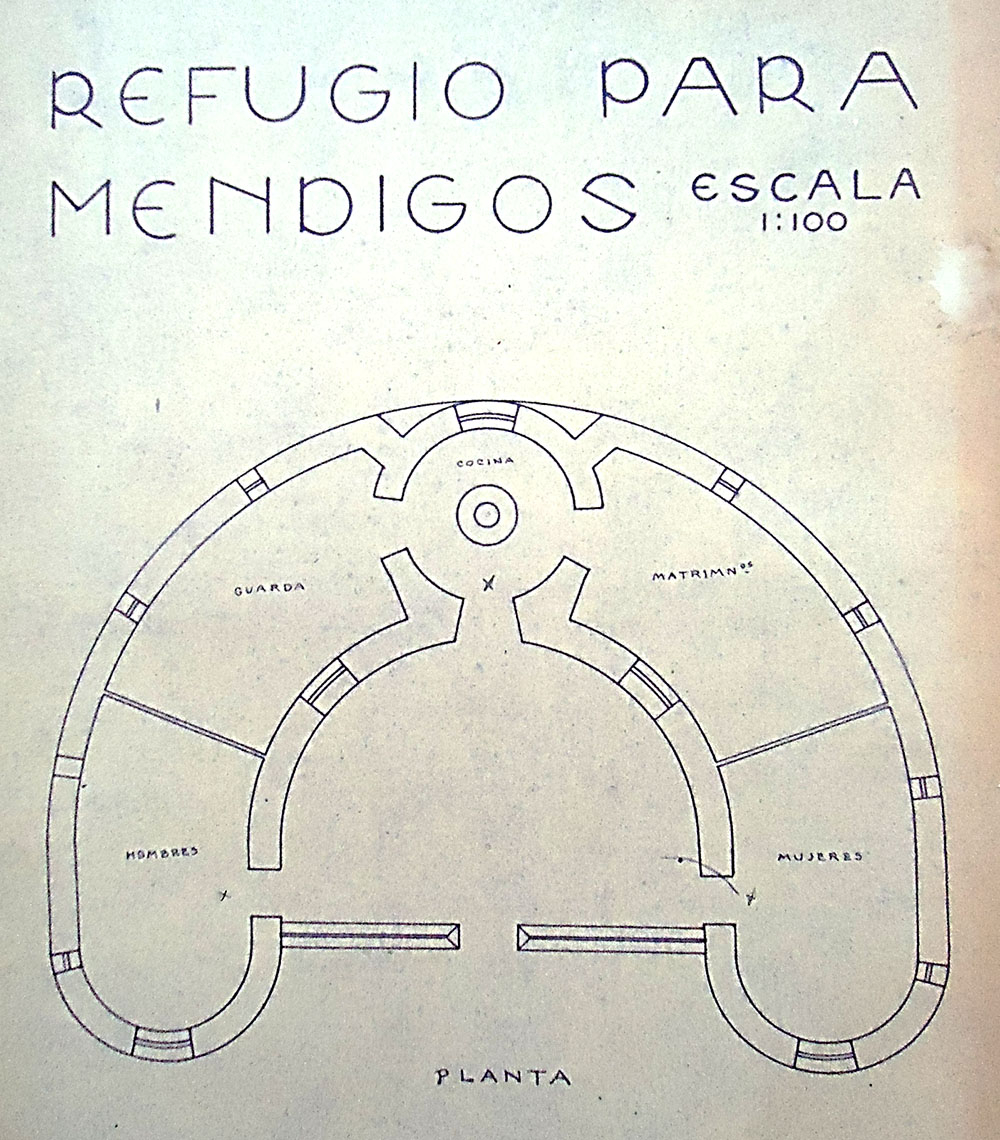 Plano del refugio