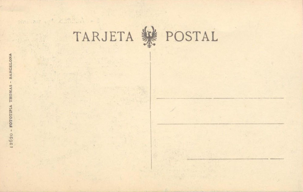 Plaza Mayor 1920 postal