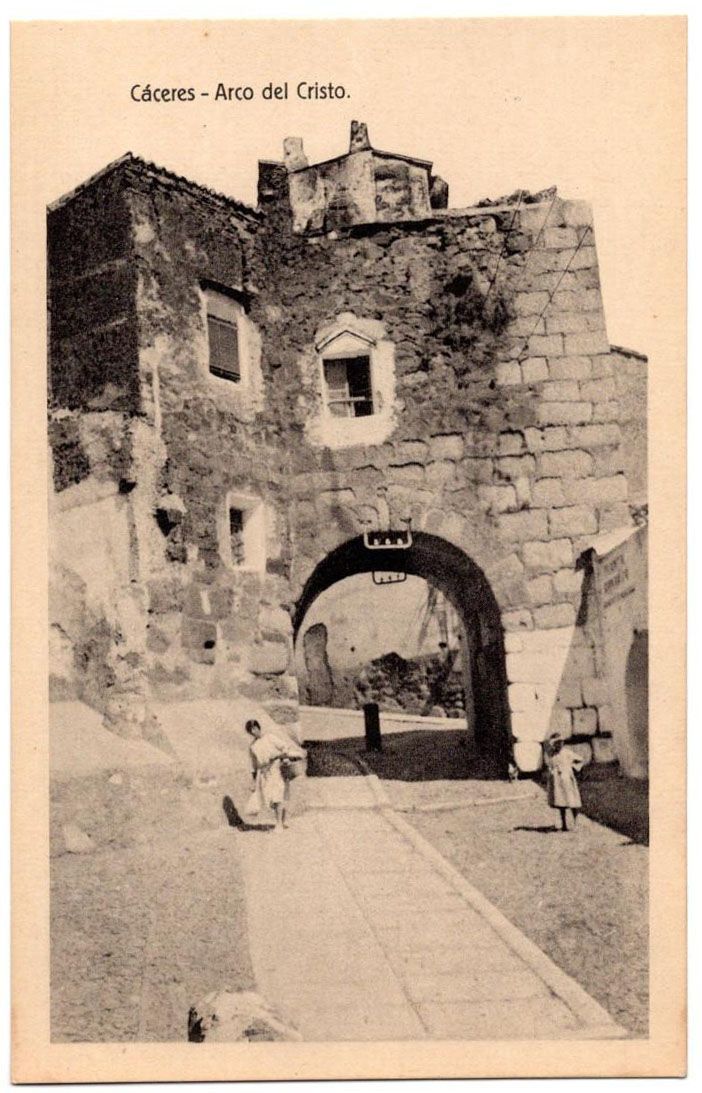 Postal Cáceres Arco del Cristo