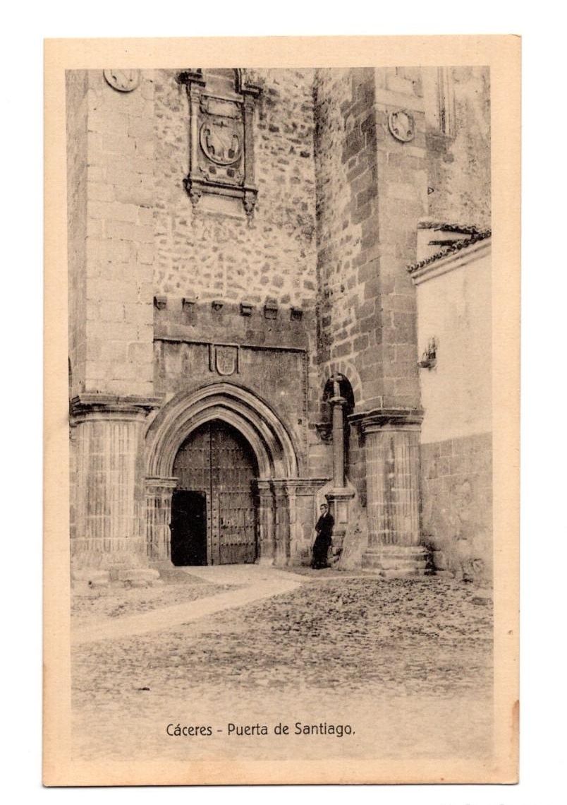 Postal Puerta de Santiago Postal Puerta de Santiago