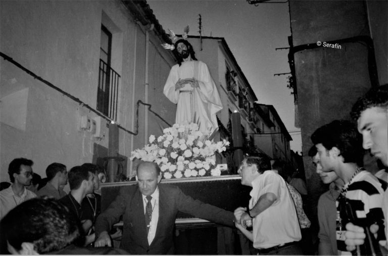 Primera salida procesional de la imagen del Señor