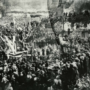 Primera piedra del Ayuntamiento de Cáceres