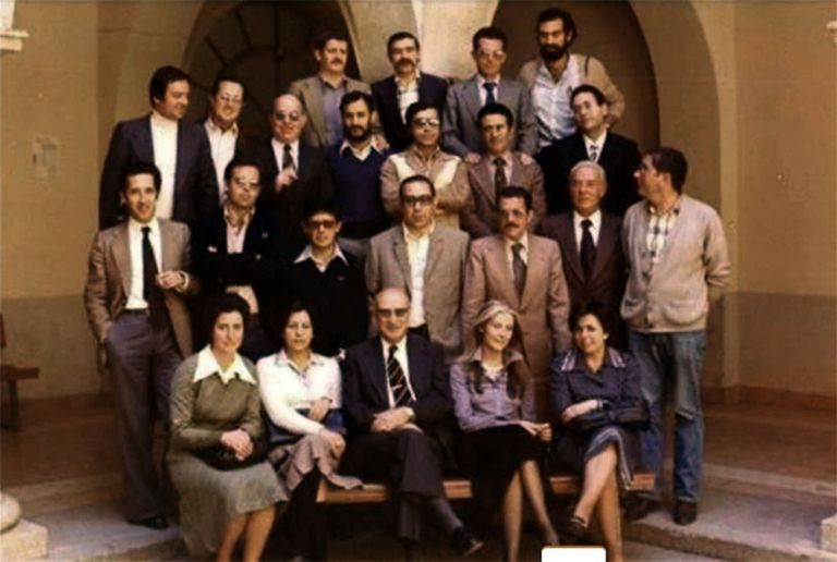 Profesores del García Téllez cuando estaba en Gomez Becerra