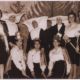 Retrato de grupo en una fiesta del Colegio Provincial de la Inmaculada de Cáceres