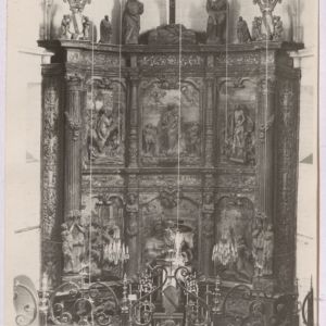 Altar mayor de la Iglesia parroquial de Santiago