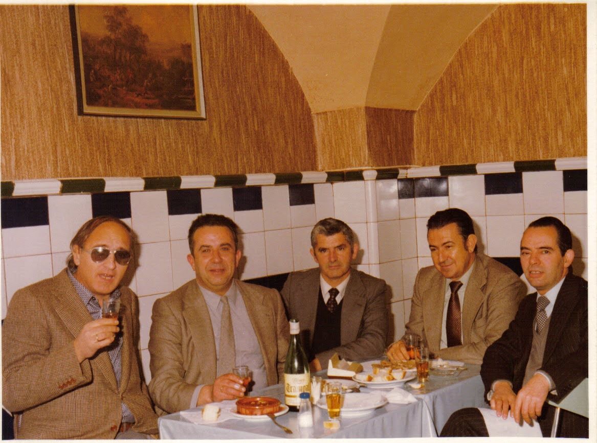 Empresarios y amigos de la calle Moret