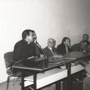 Don Jesus Dominguez Gomez de visita al Colegio Licenciados Reunidos