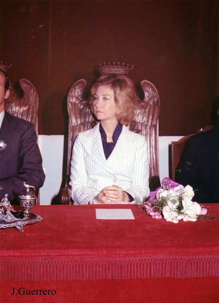 Doña Sofia de visita en Cáceres