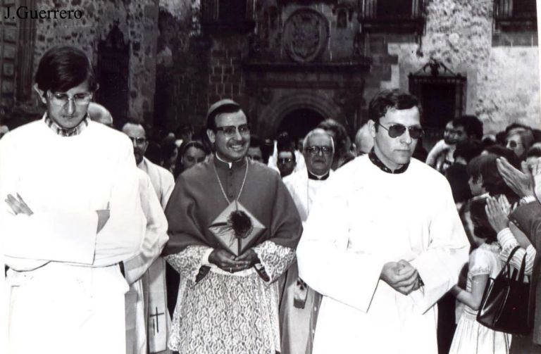 Entrada en Cáceres del Obispo Don Jesús Domínguez Gómez