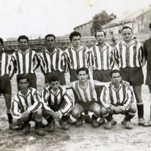 Equipo de fútbol en Ciudad Deportiva