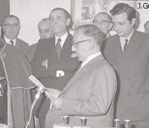 Inauguración del Hogar del Pensionista de la Peña del Cura
