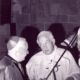 Llopis Iborra en la sacristía de Santiago