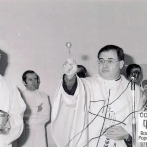 Obispo Don Jesús en Parroquia Virgen de Guadalupe
