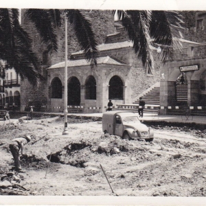 Plaz Mayor Caceres en obras 02