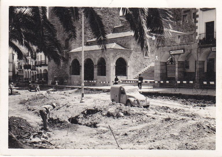 Plaza Mayor en obras
