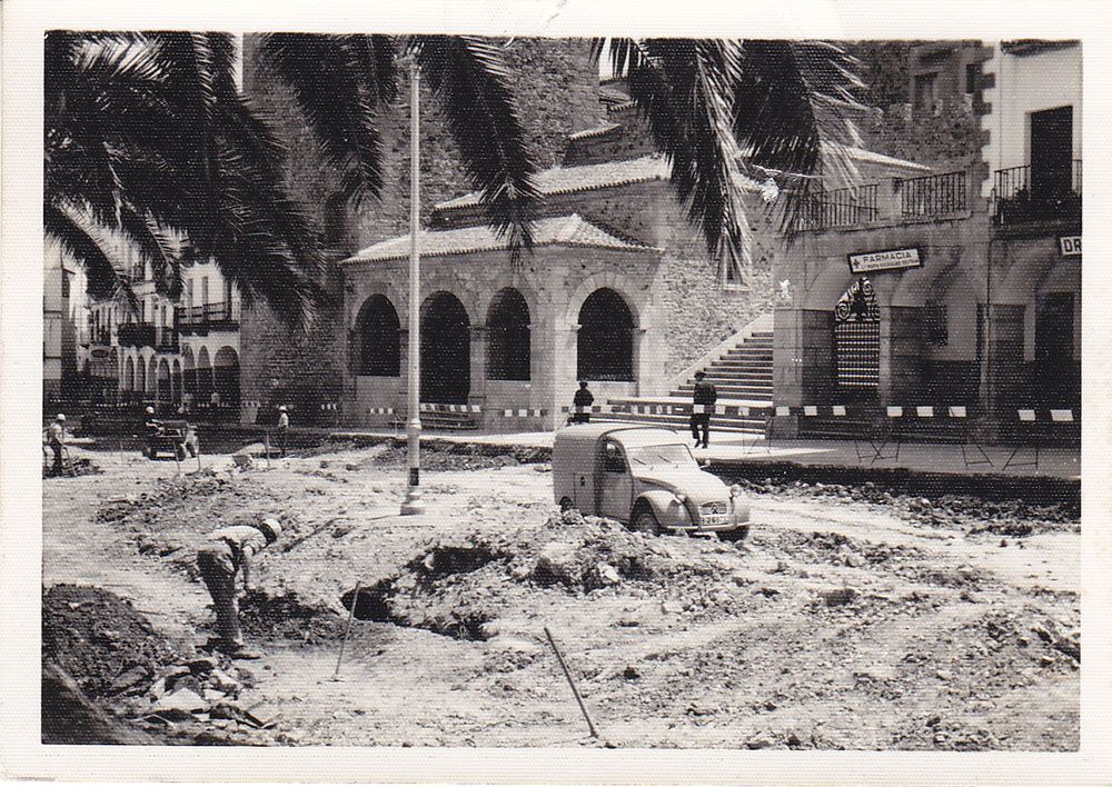 Plaza Mayor en obras