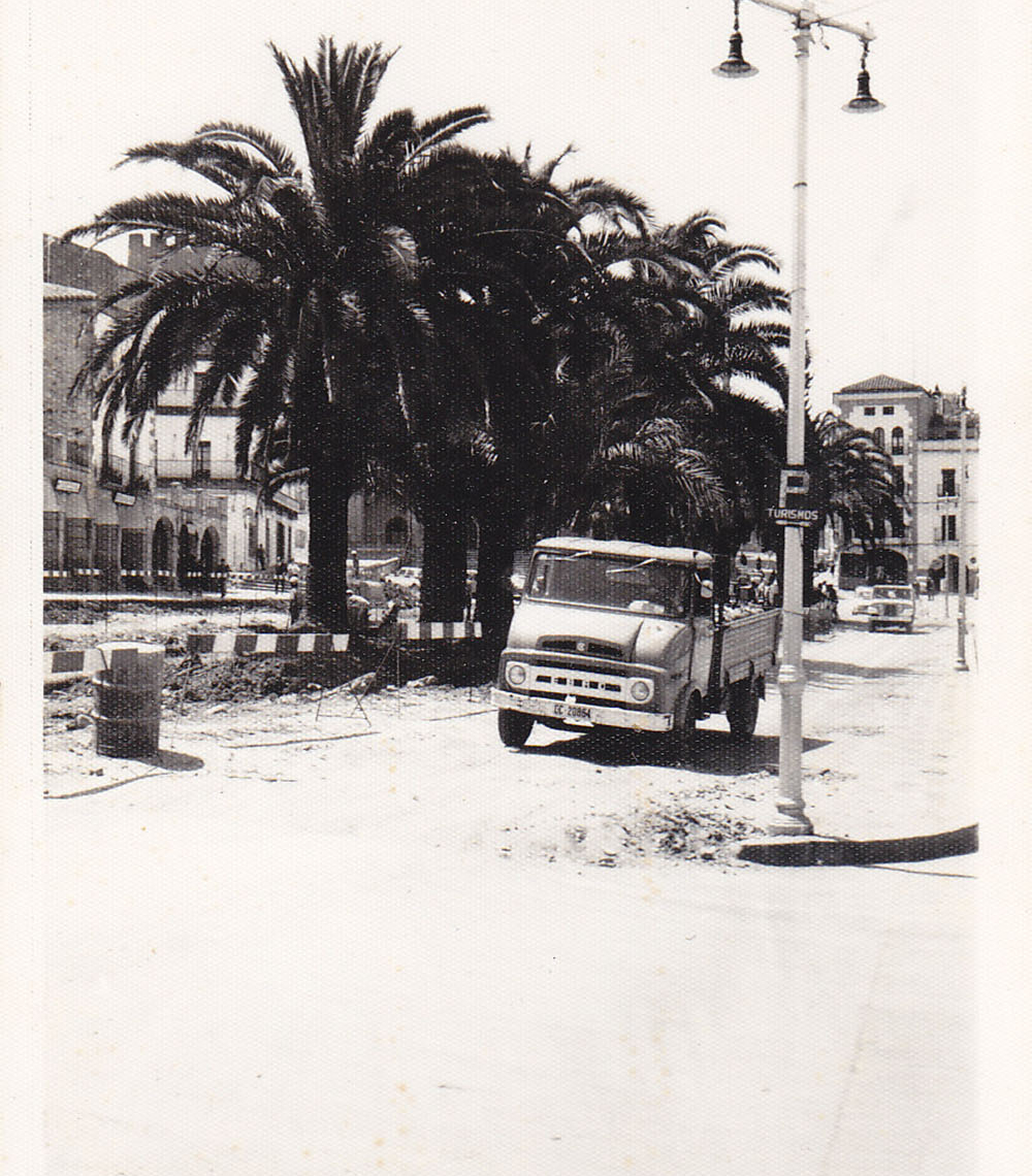 Plaza Mayor Caceres en obras Plaza Mayor Caceres en obras