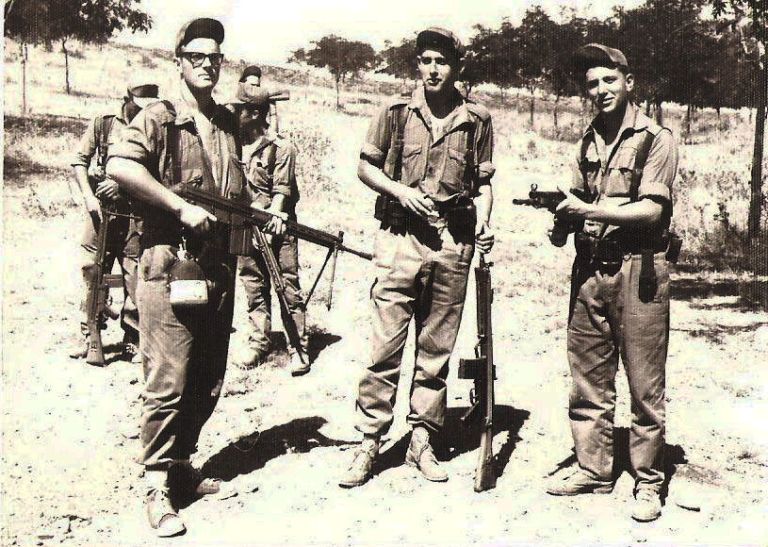 Prácticas de tiro en el Campamento Santa Ana