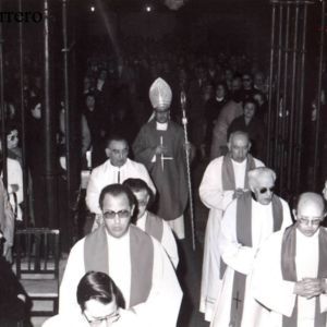 Primera visita de Don Jesús Domínguez Gómez a la Parroquia de Santiago