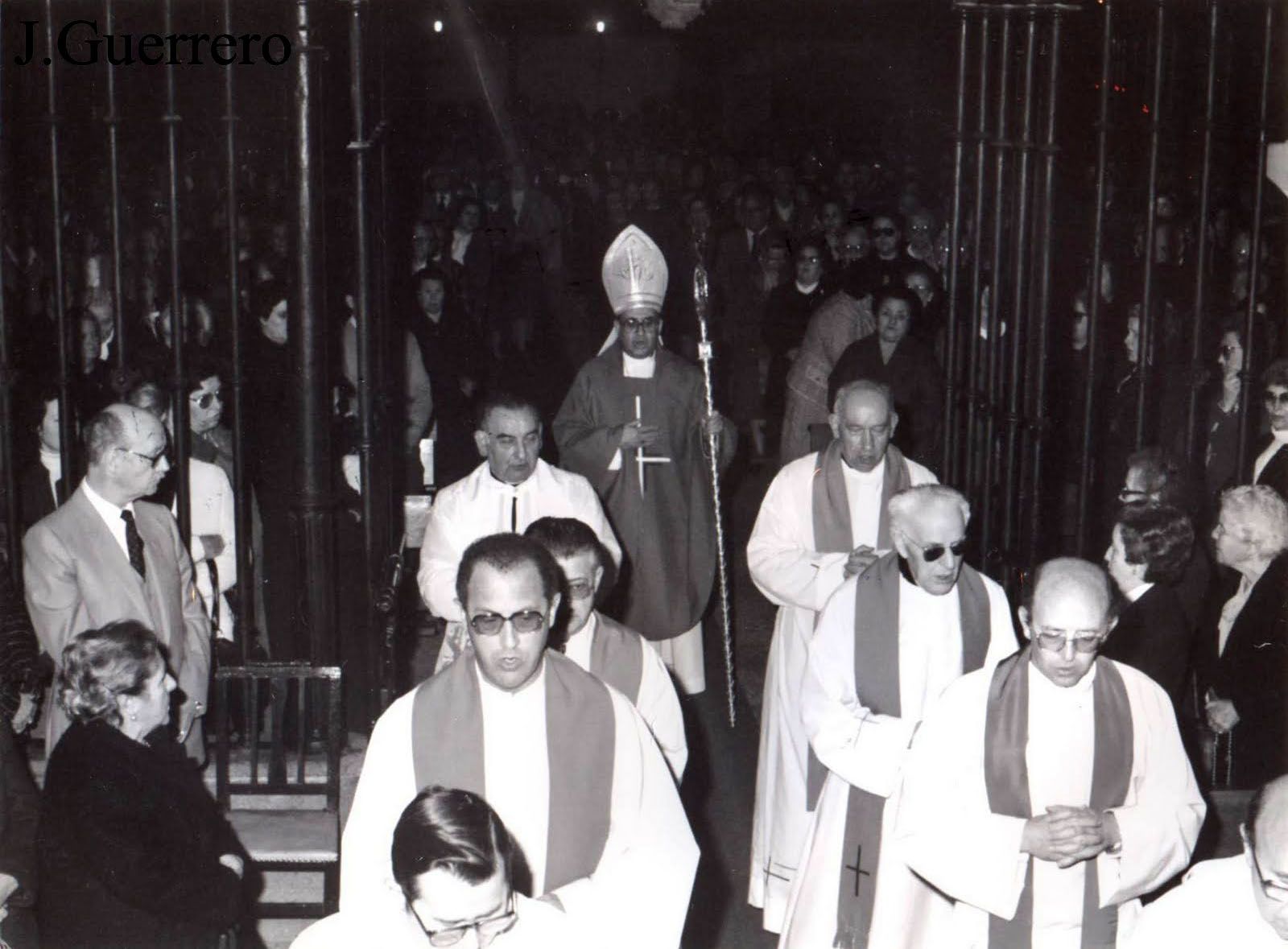 Primera visita de Don Jesús Domínguez Gómez a la Parroquia de Santiago