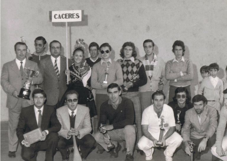 Participantes en el trofeo del suroeste de pelota vasca