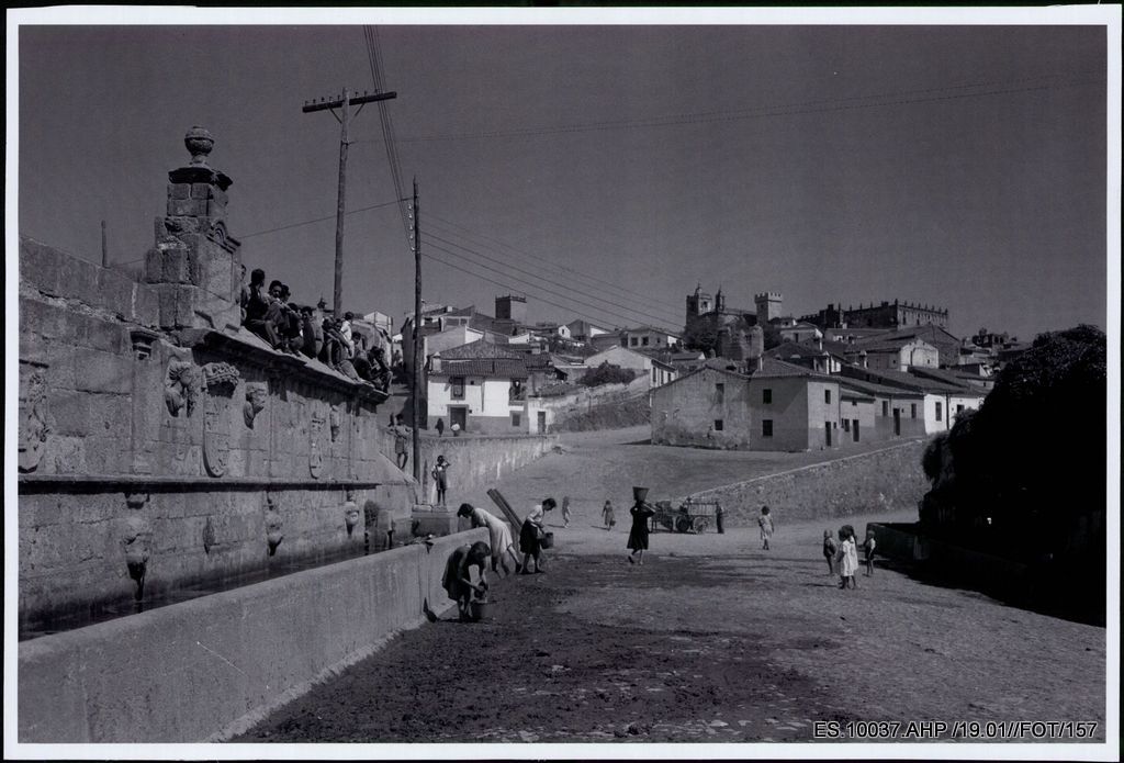 Aguadoras en el Pilar de San Francisco